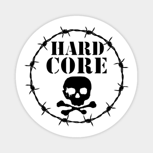 Hardcore Skull Magnet